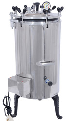 Top Loading Autoclave Manufacturers in India with Wing Nut Locking