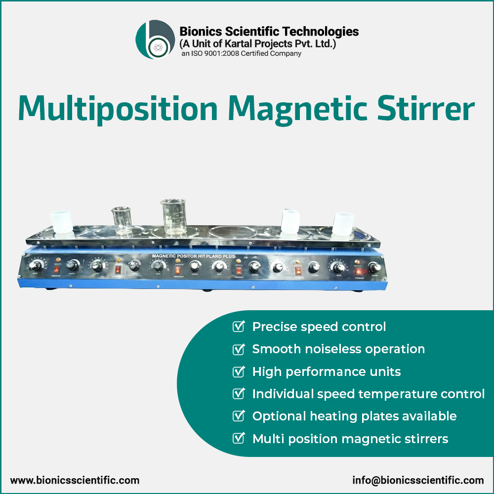 Multiposition Magnetic Stirrer