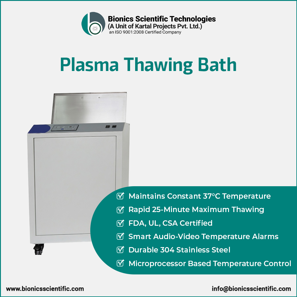 Plasma Thawing Bath manufacturers India