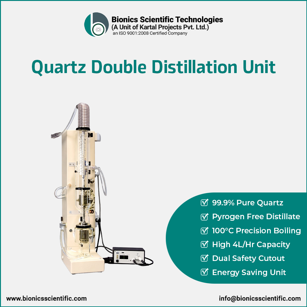 Quartz Double Distillation Unit