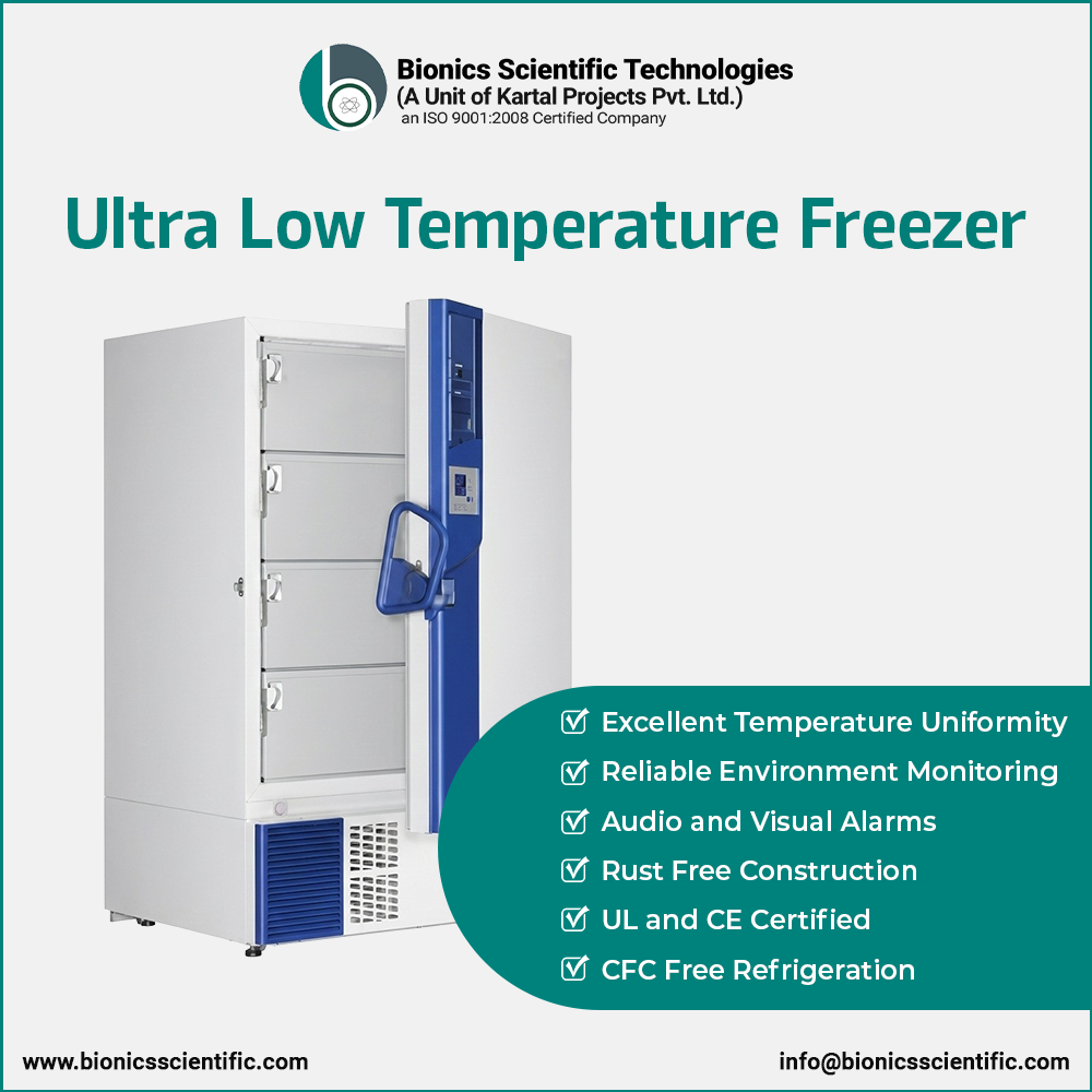 Ultra Low Temperature Freezers Manufacturers in India