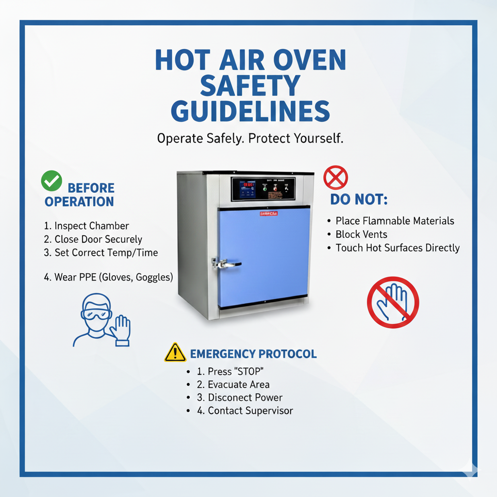 Hot Air Oven Safety in Laboratory: Best Practices and Precautions 1 Hot Air Oven Safety in Laboratory: Best Practices and Precautions iamge