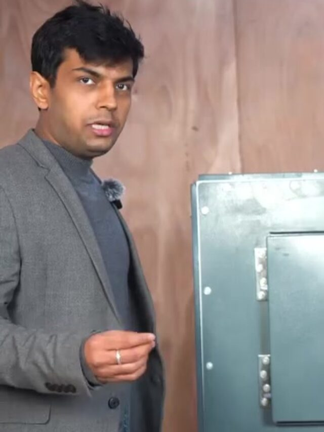 Mr Vinayak Bajpai Explaining about Muffle Furnace