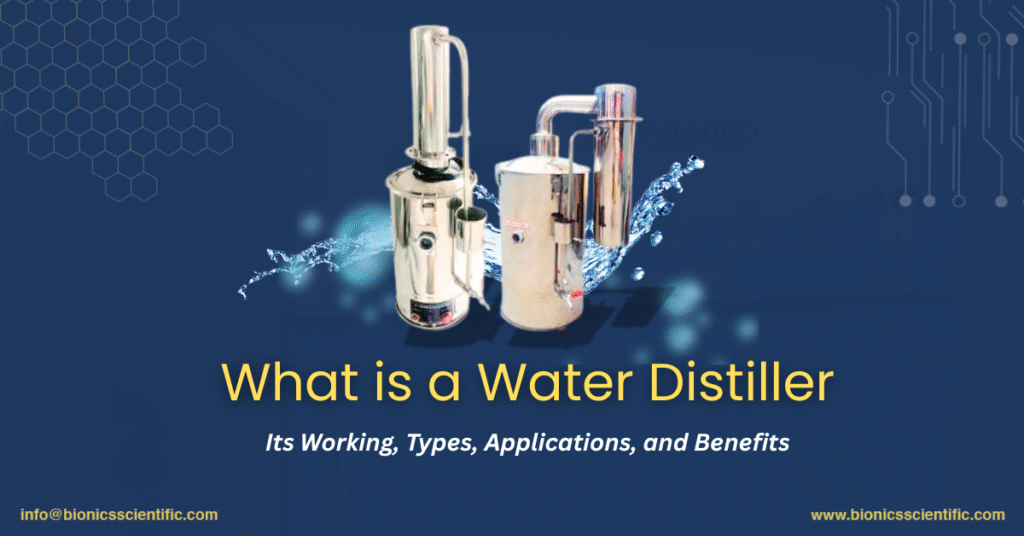 Water Distillers for Laboratory Uses: Reliable Purity with Bionics Scientific 3 Water Distillers for Laboratory and Industrial Use
