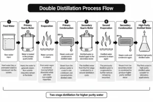 Double Distillation Unit Diagram: Working Principle, Components, Uses & Buying Guide 4 how-double-distillation-works