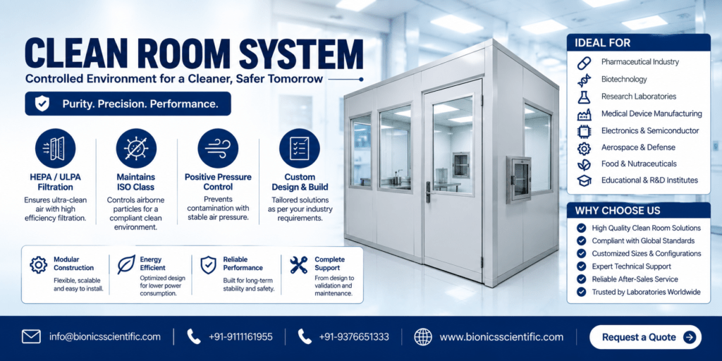 list of clean room manufacturers in india