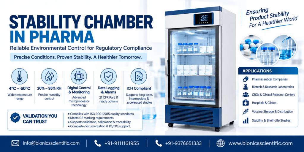 stability chamber in pharma
