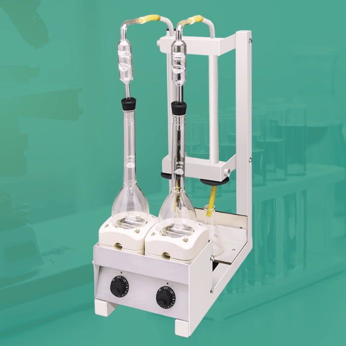 Kjeldahl digestion distillation unit